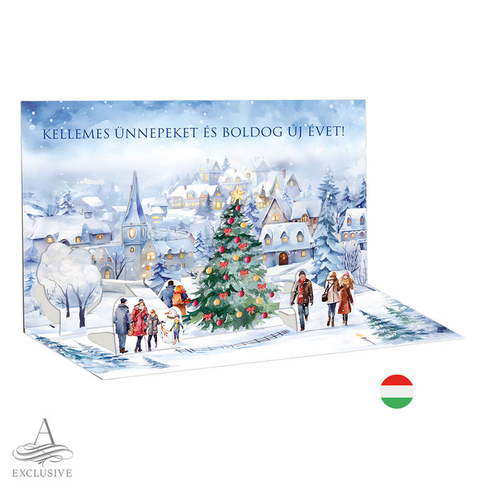 11-5044 Christmas greeting card HU