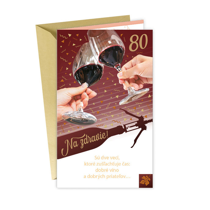 15-6422 nBlahoprajná karta gratulačná  SK/80