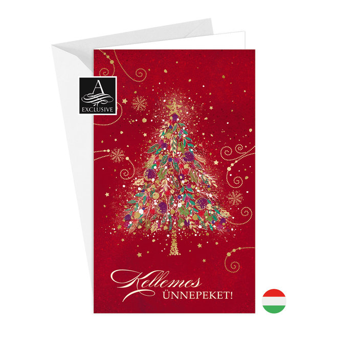 11-6487 Christmas greeting card HU