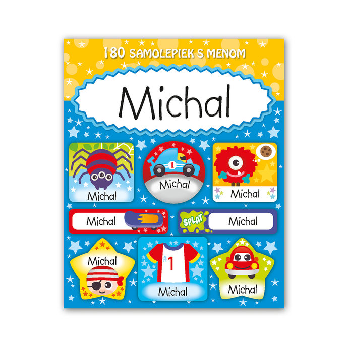 1114-0062 Tear-off block with stickers - 15 sheets, Michal