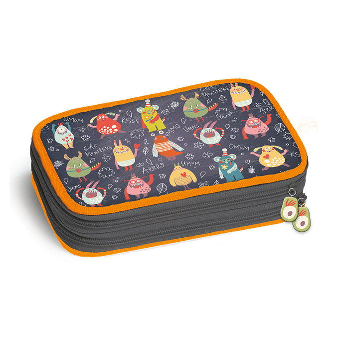 1849-0290 Pencil case Cute Monsters