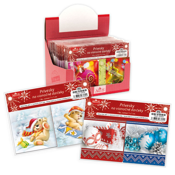 1361-8800 mix - prívesky vianočné
