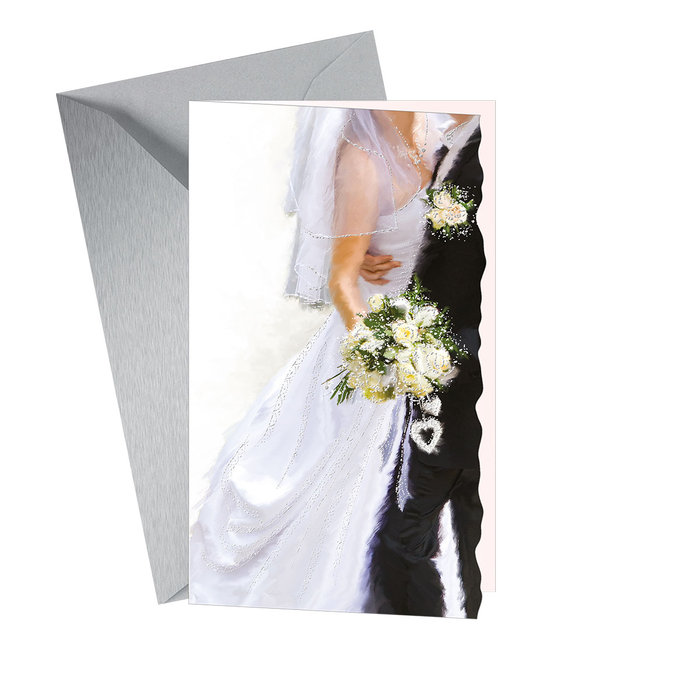 13-6102 Wedding greeting card BT