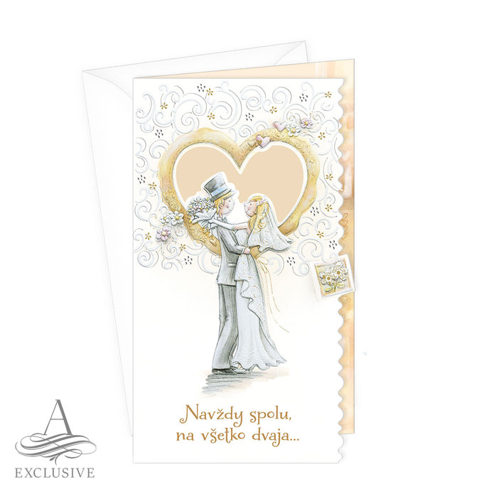 13-6162 Wedding greeting card SK