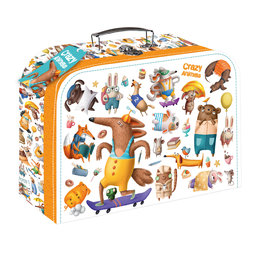 1736-0312 Paper suitcase 35 Crazy Animals