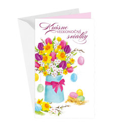 12-6030 Easter greeting card SK