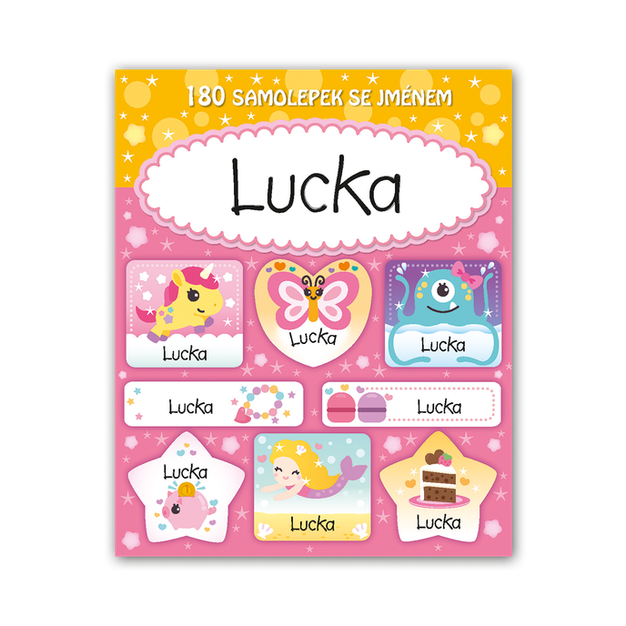 1114-0110 Tear-off block with stickers - 15 sheets, Lucka