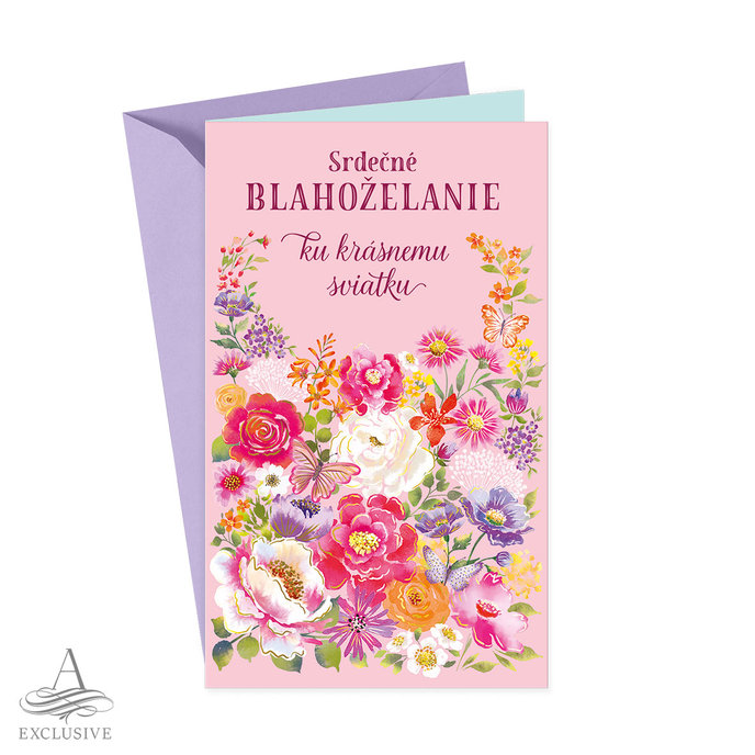 15-6596 Blahoprajná karta gratulačná SK