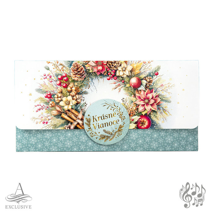 81-7002 SK Christmas envelope with music