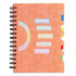 1551-0012 Spiral notepad A5 with dividers