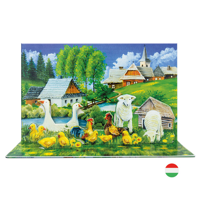 12-084 Easter greeting card HU