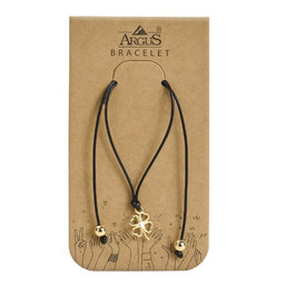 2363-0004 Náramok zlatý štvorlístok