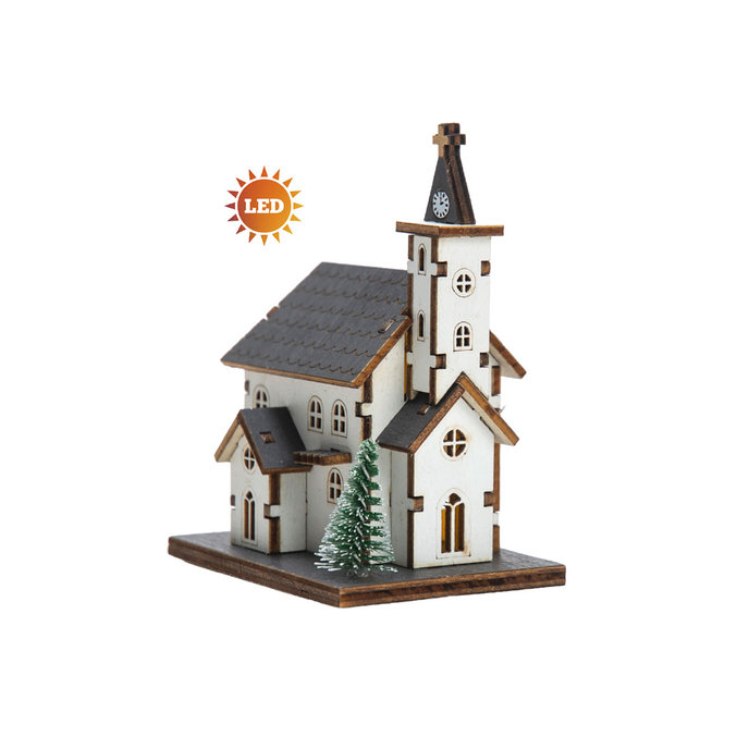 2372-0003 Christmas decoration - LED church