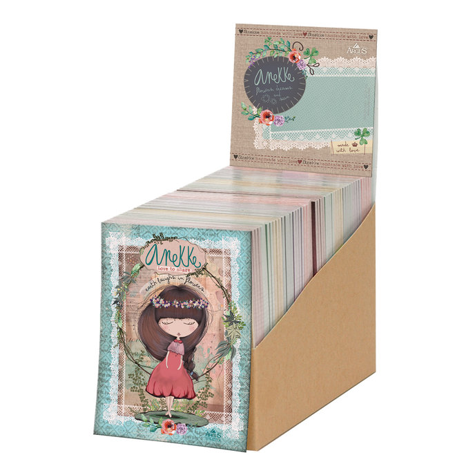 1110-0271 Shredding notepad 9x12cm lic. Anekke