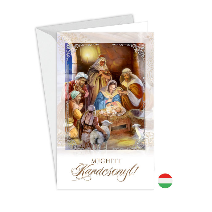 11-6499 Christmas greeting card HU