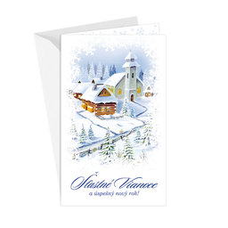 11-6480 Christmas greeting card SK