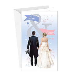 13-6122 Wedding greeting card SK