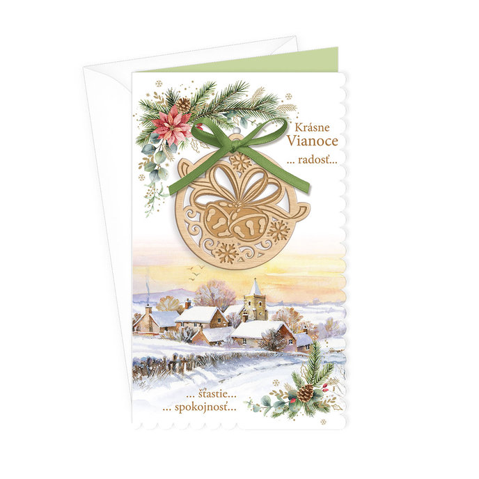 11-6507 Christmas greeting card SK