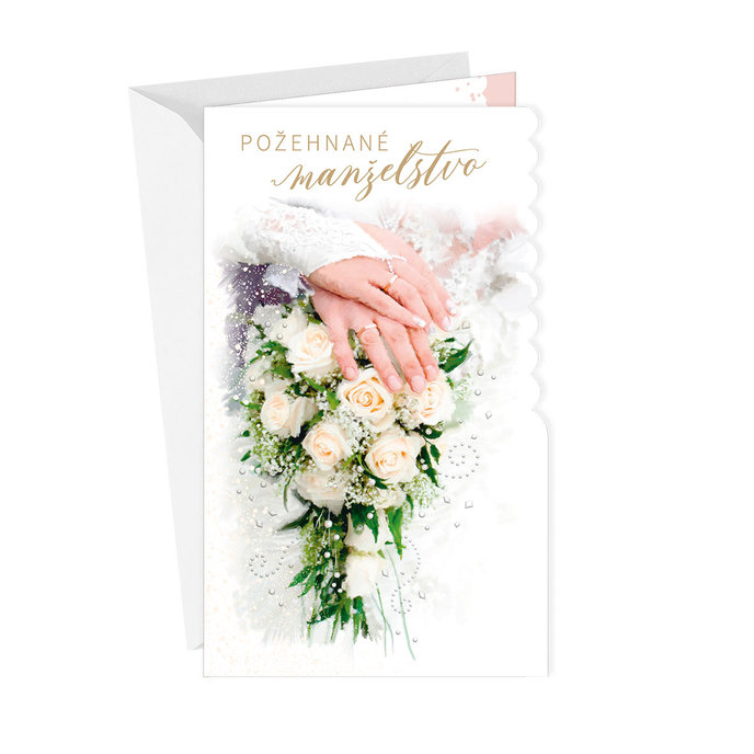 13-6129 Wedding greeting card SK