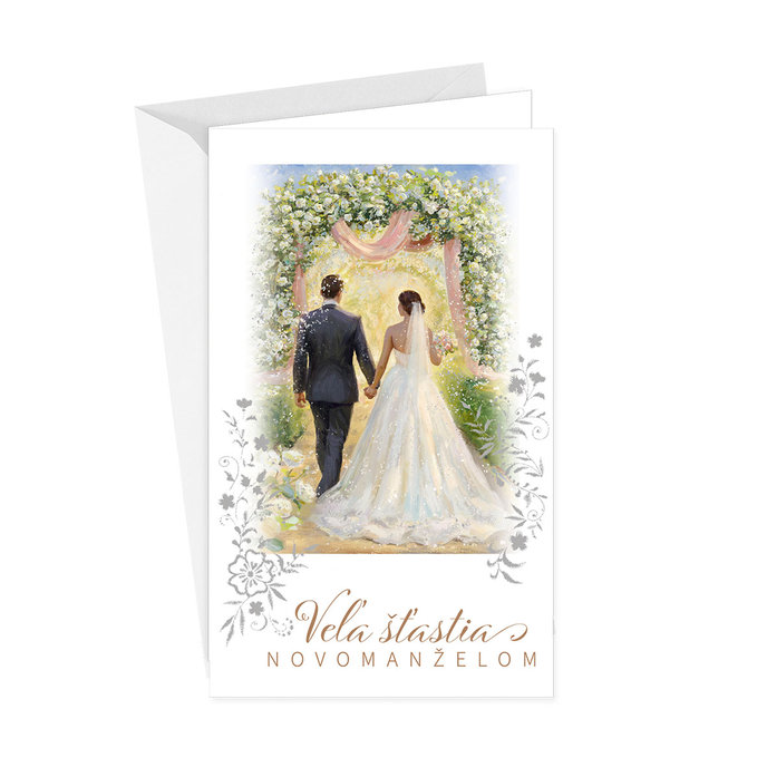 13-6177 Wedding greeting card SK