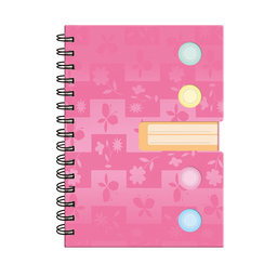 1553-0002 Spiral notepad B6 with dividers