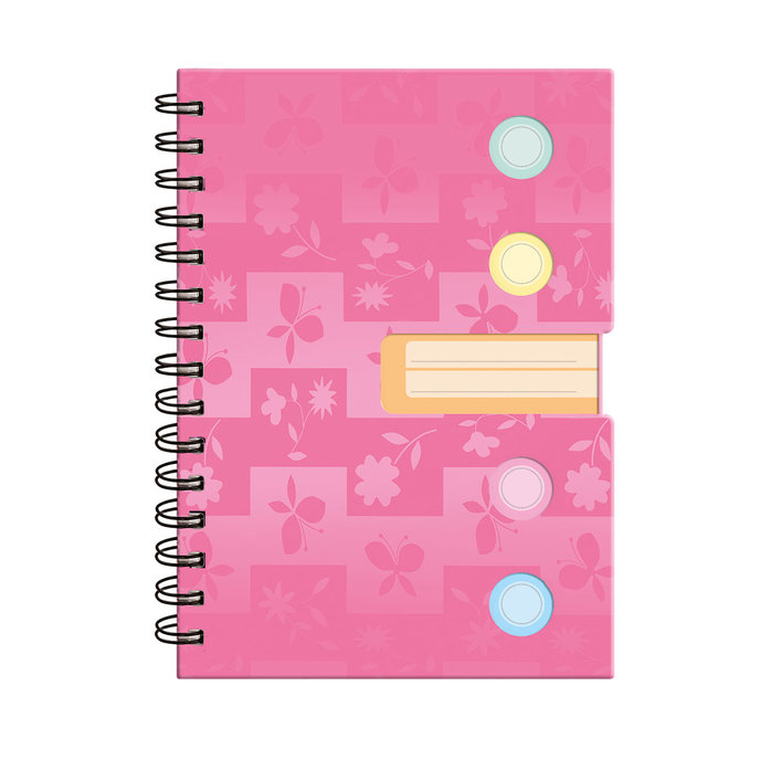 1553-0002 Spiral notepad B6 with dividers