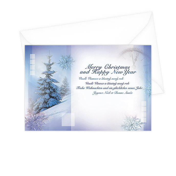 N-3-030s Christmas greeting card SK