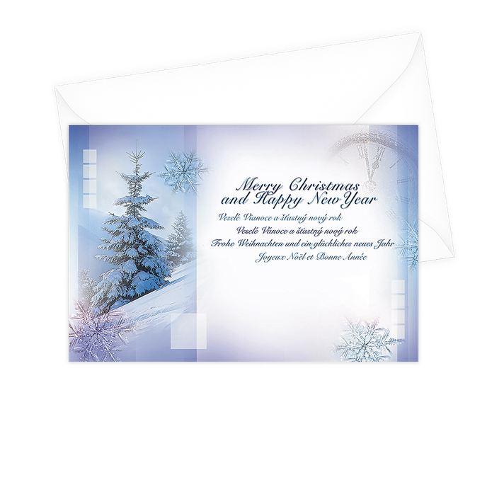 N-3-030s Christmas greeting card SK