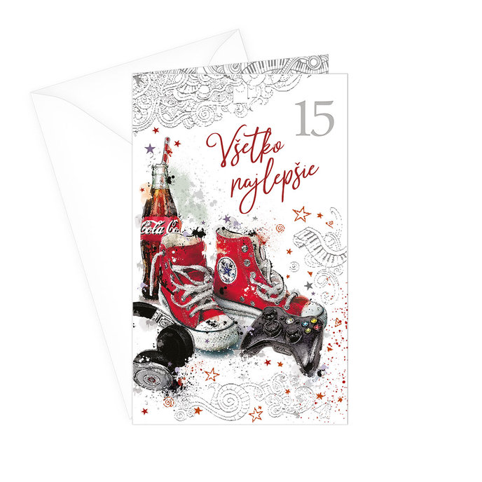 15-6390 Greeting card glued component SK/15