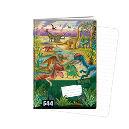 1592-0388 Exercise book A5, TYPE 544 Jurassic ADVENTURE