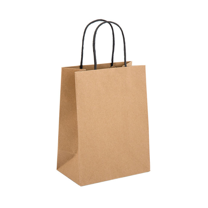 7747-0001 Gift bag NATUR brown