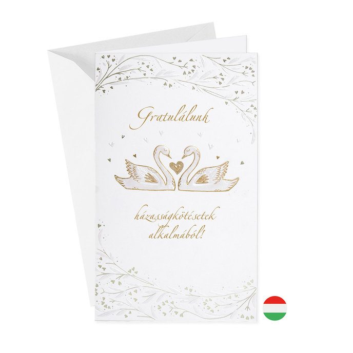 13-435A Blahoprajná karta svadobná HU