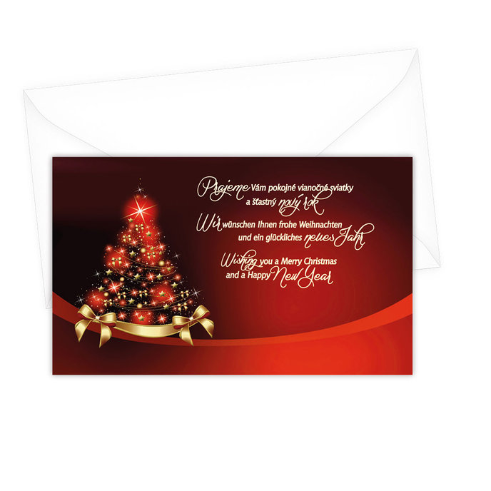 N-1-054 Christmas greeting card SK