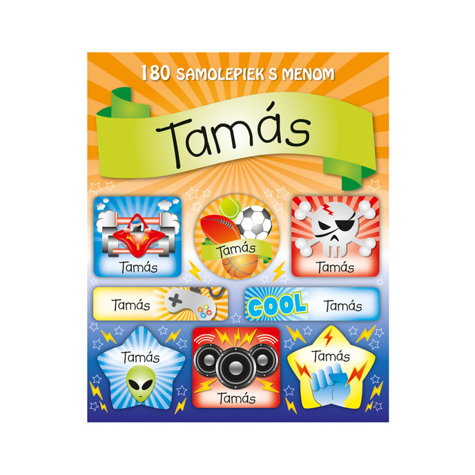 1114-0135 Tear-off block with stickers - 15 sheets, Tamás