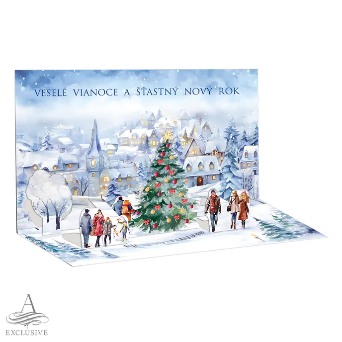 11-5044 Christmas greeting card SK
