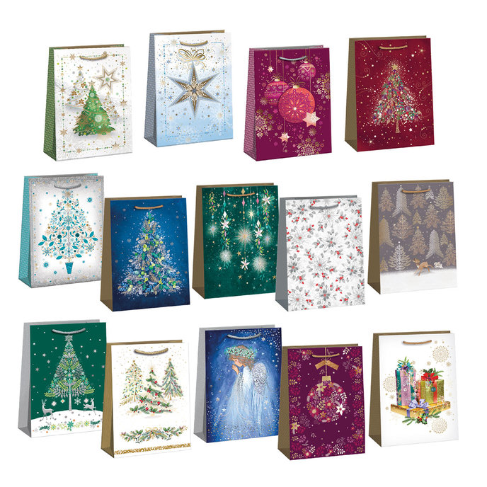 0859-1111 Christmas gift bag mix - FREE CHOICE IN STOCK LUX
