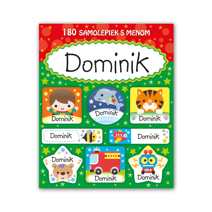 1114-0070 Tear-off block with stickers - 15 sheets, Dominik