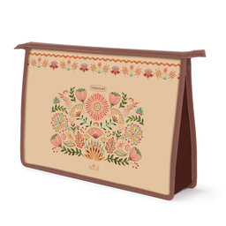 1662-0389 Zipper case A4+ Floral scape