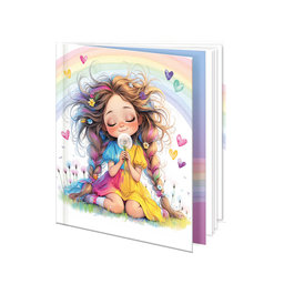 1431-0426 Memory book 12,5x14,5 cm Rainbow Ella