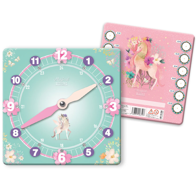 1711-0386 Paper clock Magical WORLD