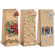 0835-2A26 Gift bag for wine BOTTLE T8N, 3 pcs mix.