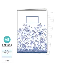 1592-0367 Zošit A5, 40 listov, TYP 544 Bloom