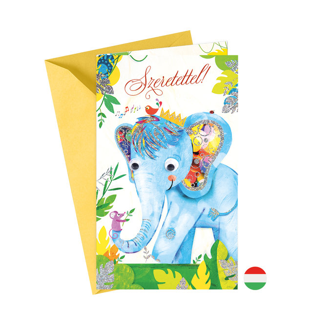 17-6038 Greeting card for children HU