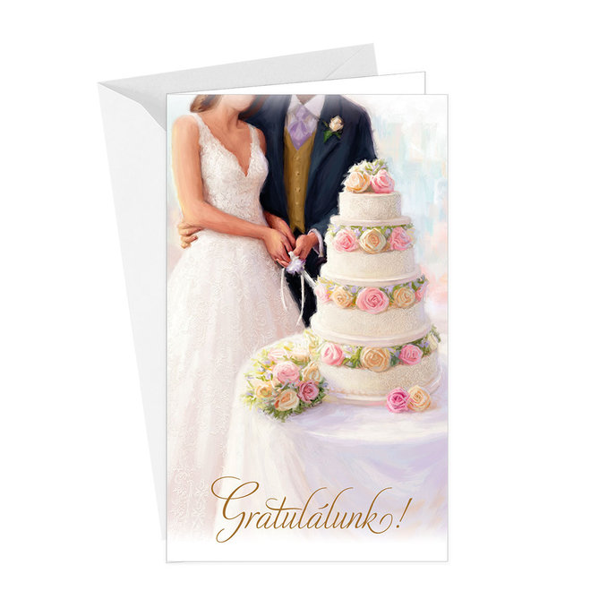 13-6127 Wedding greeting card HU