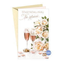 13-6124 Wedding greeting card SK