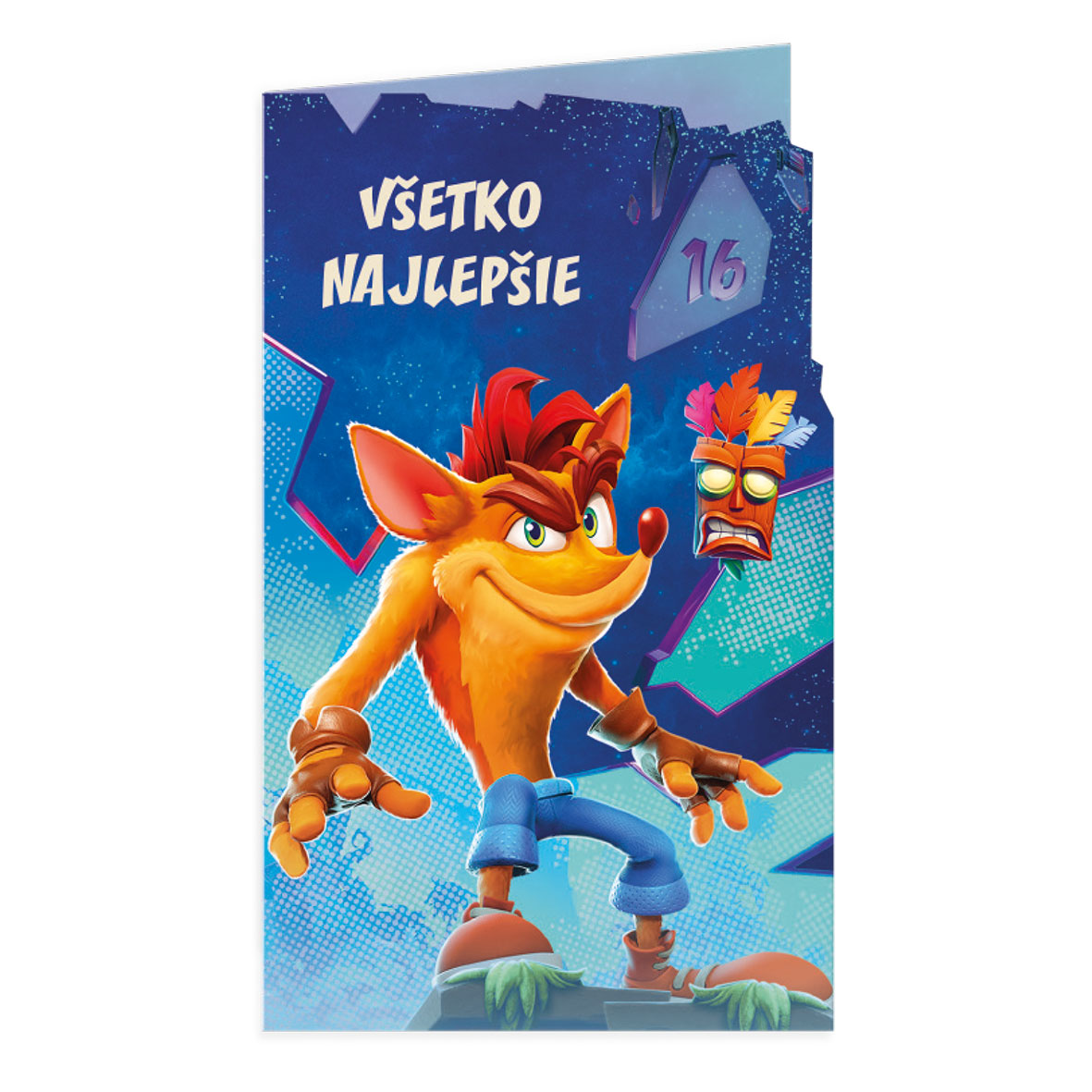 176045 Blahoprajná karta detská Crash SK argus.sk