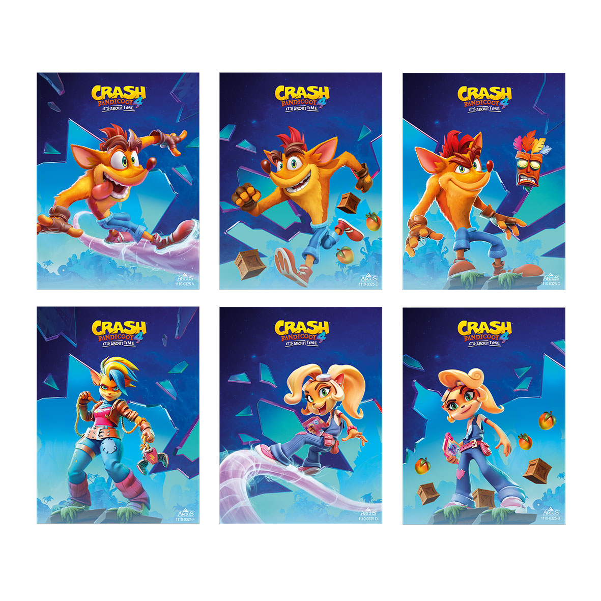 11100325 Trhací zápisník 9x12cm lic. Crash Bandicoot argus.sk