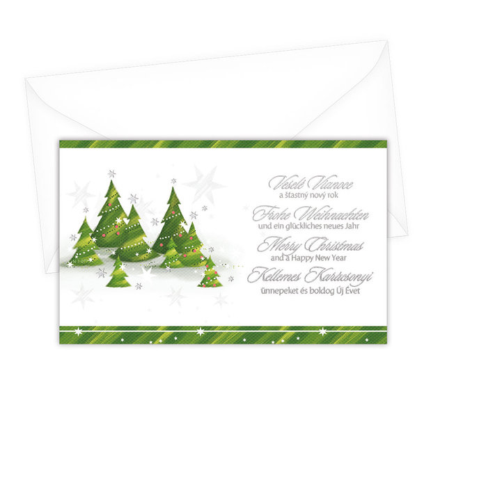 N-1-077 Christmas greeting card SK