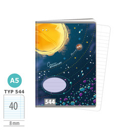 1592-0428 Exercise book A5, TYPE 544 Cosmic adventure