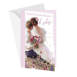 13-6114 Wedding greeting card SK